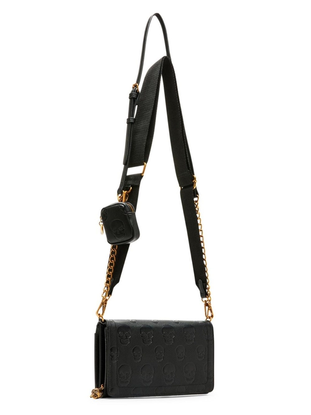 Betsey Johnson Skull Boss Wallet on a Chain NWOT